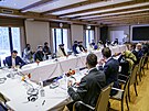 Delegace afghánského vládnoucího hnutí Tálibán na jednání v norském Oslu (24....