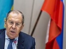 Ruský ministr zahranií Sergej Lavrov. (21. ledna 2022)