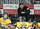 37. kolo hokejové extraligy HC Sparta Praha - HC Verva Litvínov. Trenér...