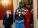 Prezident Milo Zeman jmenuje rektory vysokých kol. (26. ledna 2022)