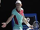 Kanaan Denis Shapovalov se diví ve tvrtfinále Australian Open.