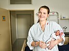 Porod mal�ho Franti�ka vedli porodn�ci spole�n� s kardiochirurgy. Na sn�mku je...