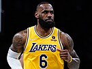 LeBron James z Los Angeles Lakers na palubovce Brooklyn Nets