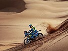 Milan Engel si v Saúdské Arábii uil i klasické písené duny v pouti.