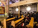 Pietní shromáždění ve Staré synagoze v Plzni k připomenutí 80. výročí...