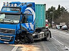 Váná dopravní nehoda v praských Petrovicích. (24. ledna 2022)