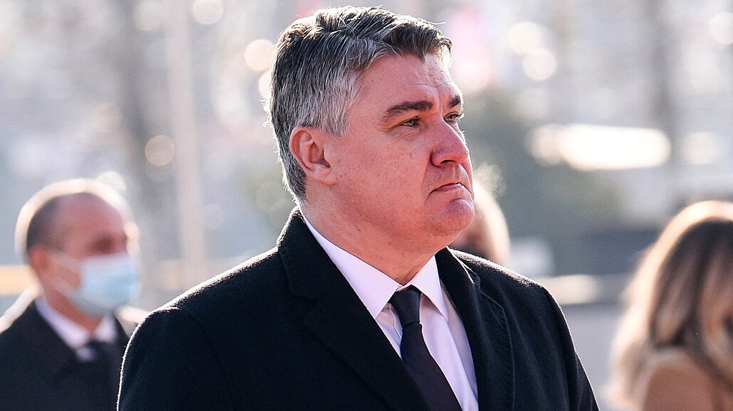 Chorvatský prezident Zoran Milanovi (23. prosince 2021)