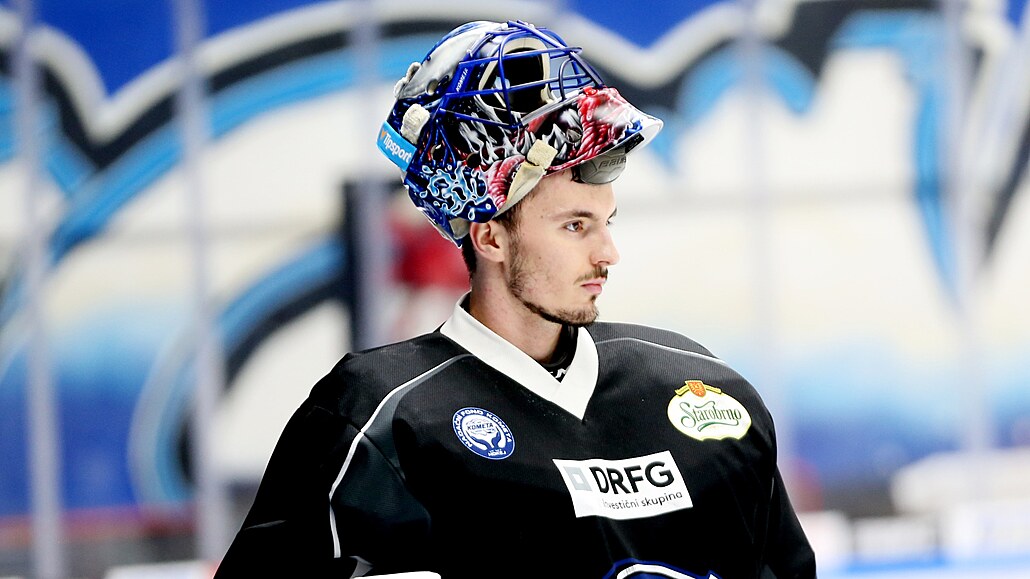 Matej Tomek na tréninku Komety Brno