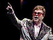 Elton John na koncertě v New Orleans (19. ledna 2022)