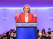 Kandidátka na post francouzského prezidenta Valérie Pécresseová (22. ledna 2022)