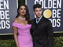 Priyanka Chopra a Nick Jonas (Los Angeles, 5. ledna 2020)