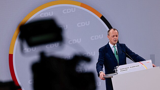 Nově zvolený předseda německé CDU Friedrich Merz (22. ledna 2022)