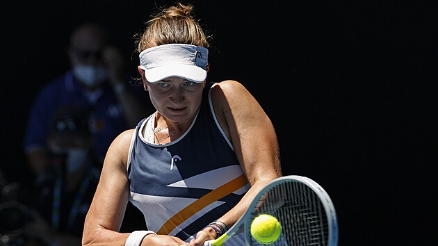 Barbora Krejčíková v osmifinále Australian Open