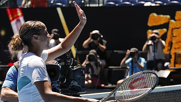 Amerianka Madison Keysov slav postup do tvrtfinle Australian Open.