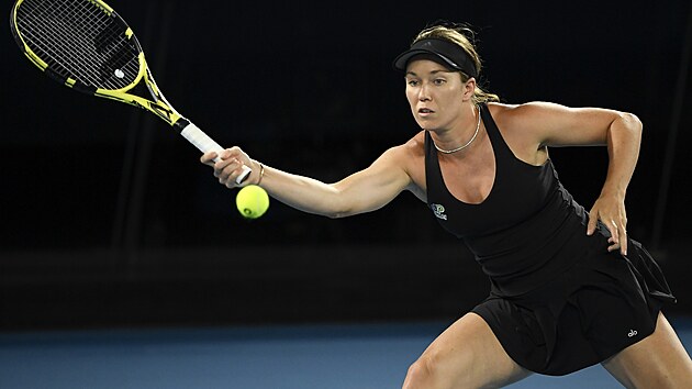 Danielle Collinsová v semifinále Australian Open.