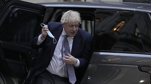 Britský premiér Boris Johnson (25. ledna 2022)