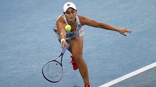 Australanka Asleigh Bartyová během finále Australian Open.