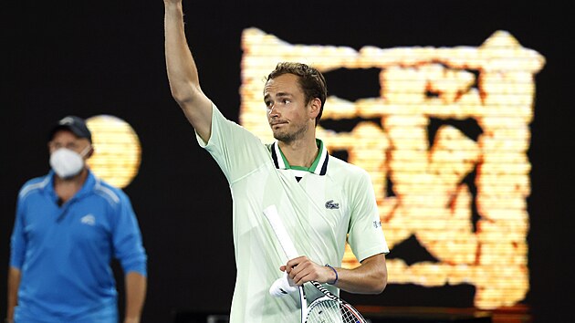 Daniil Medvedv slav vtzstv v druhm kole Australian Open.