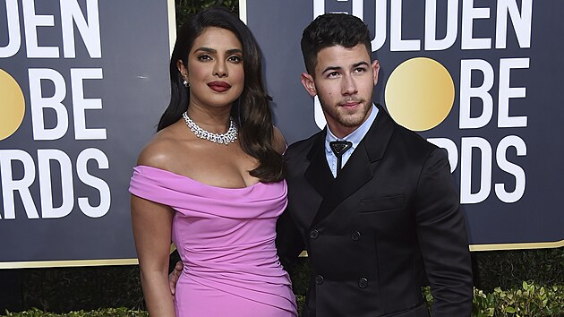 Priyanka Chopra a Nick Jonas (Los Angeles, 5. ledna 2020)
