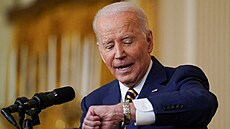 Americký prezident Joe Biden na tiskové konferenci v Bílém domě (19. ledna 2022) | na serveru Lidovky.cz | aktuální zprávy