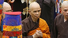 Vietnamský mnich a mírový aktivista Thich Nhat Hanh (16. b�ezna 2007)