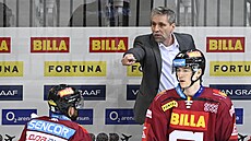 37. kolo hokejové extraligy HC Sparta Praha - HC Verva Litvínov. Trenér Sparty...