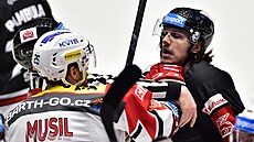 Utkání 43. kola hokejové extraligy: HC Dynamo Pardubice - HC Olomouc. Adam...