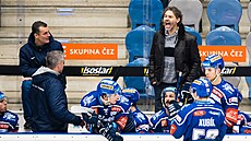 Hokejová extraliga, 52. kolo, Rytíi Kladno - Ocelái Tinec. Jaromír Jágr,...