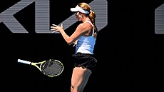 Amerianka Danielle Collinsová se vzetká na Australian Open.