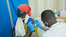 Okování proti koronaviru v Rwand. (23. srpna 2021)
