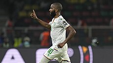Youssouf MChangama, stelec jediného gólu fotbalových Komor v duelu osmifinále...