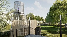 V parku Dukelská vyroste moderní h�i�t�. Zásadní prom�na �eká náb�e�í �eky...