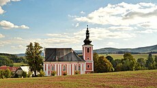 Kostel sv. Maí Magdalény v obci Boanov na Broumovsku