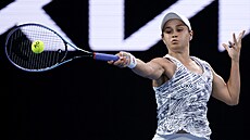 Australanka Ashleigh Bartyová bhem finále Australian Open.