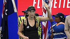 Amerianka Danielle Collinsová bhem finále Australian Open.