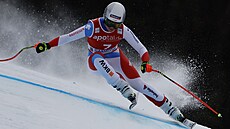 Corinne Suterová ve sjezdu v Garmisch-Partenkirchenu.