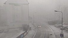 Sněhová bouře v Pardubicích. | na serveru Lidovky.cz | aktuální zprávy