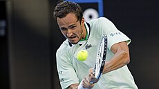 Daniil Medveděv v druhém kole Australian Open.