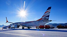 Boeing 737 MAX 8 společnosti Smartwings na Troll Airfield v severním cípu... | na serveru Lidovky.cz | aktuální zprávy