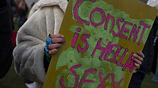 Stovky lidí protestovaly v Amsterodamu proti sexuálnímu obtování po skandálu...