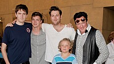 Michael Madsen a jeho synové Max, Hudson, Christian a Luke (Los Angeles, 17....