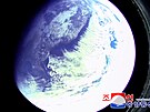 Severní Korea zveejnila snímek planety Zem, který byl poízen z balistické...