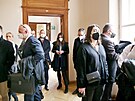 Ke Krajskému soudu v Brn 31. ledna 2022 dorazili hlavn obhájci a novinái. Z...