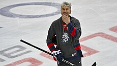 Generální manaer eské hokejové reprezentace Petr Nedvd.