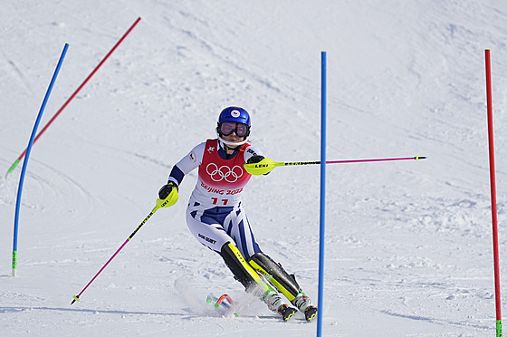 V prvním kole slalomu žen startuje Češka Martina Dubovská na ZOH v Pekingu...