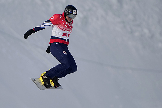 Jízdu ve snowboardcrossu má za sebou Vendula Hopjáková na ZOH v Pekingu 2022....