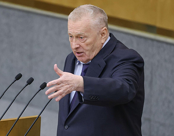 P�edseda ruské nacionalistické Liberáln�-demokratické strany Vladimir...