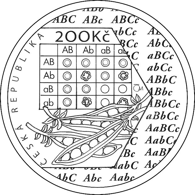 eská národní banka vydá minci pipomínající 200 let od narození genetika...