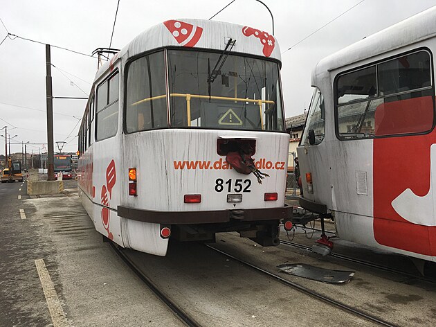 Rozlomená tramvaj