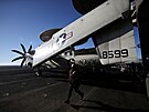 Americká letadlová lo USS Harry S. Truman se v Jaderském moi úastní...